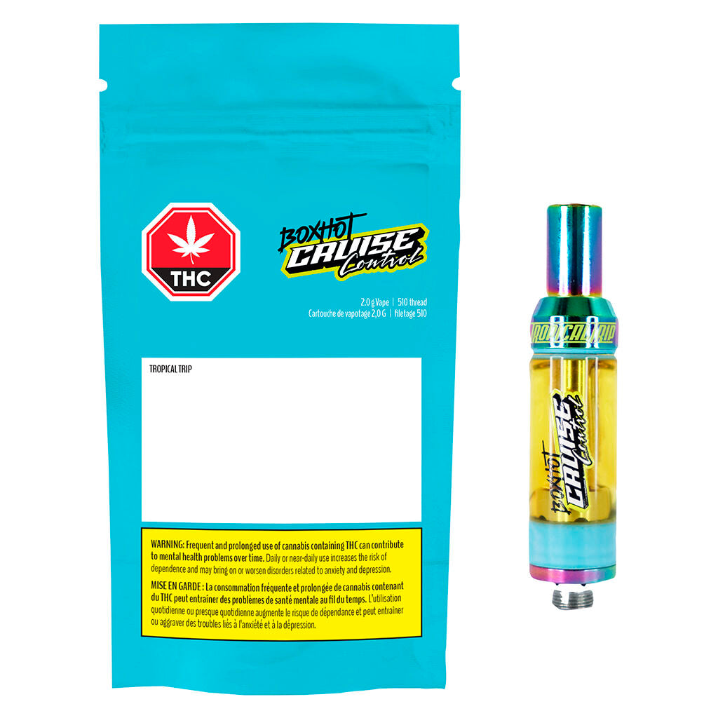 BOXHOT CRUISE CTRL TROPICAL TRIP 2:1 THC:CBD (S) 510 - 2G