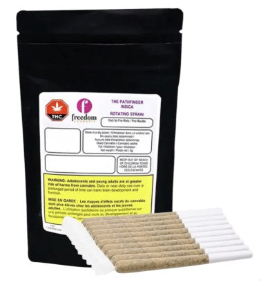 FREEDOM CANNABIS THE PATHFINDER (IND) PRE-ROLL - 0.5G X 10