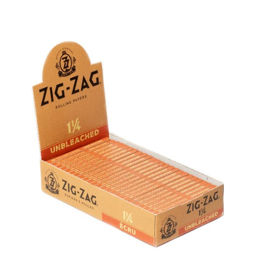ZIG ZAG UNBLEACHED ULTRA THIN PAPERS BROWN - 1 1/4