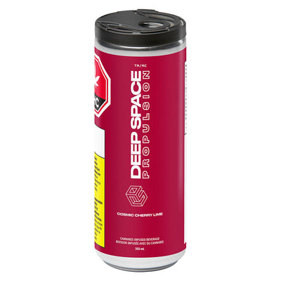DEEP SPACE CHRY LIME CAF (S) BEV - 10MG THC:10MG CBG X 355ML