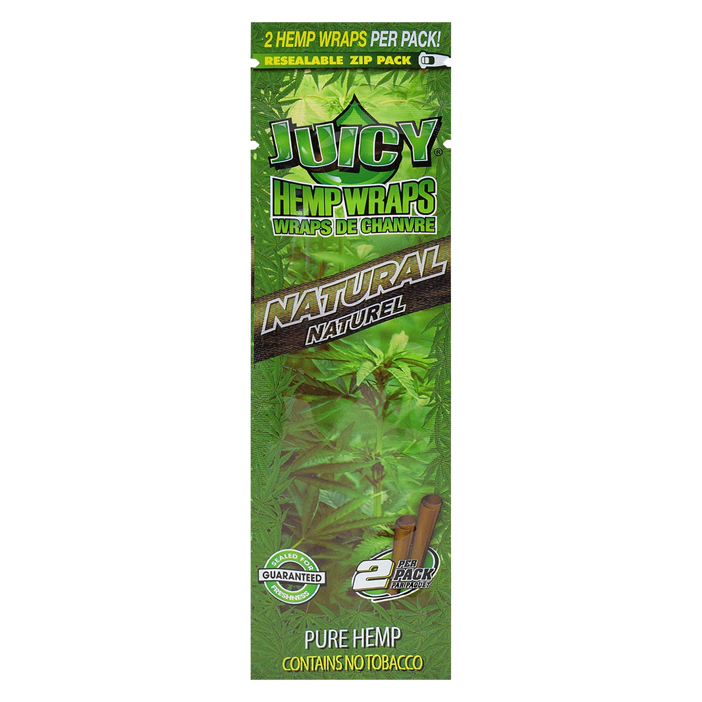 CYCLONE HEMP WRAPS 2PK - NATURAL