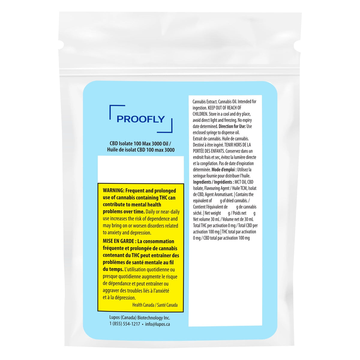 C MINOR CBD ISOLATE 100 MAX 3000 DROPS (S) CBD OIL- 30 ML