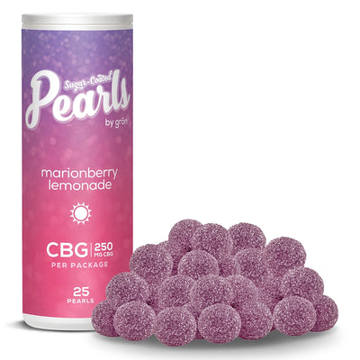 PEARLS BY GRON MARIONBERRY LEMONADE CBG (H) CHEW 10MG X 25