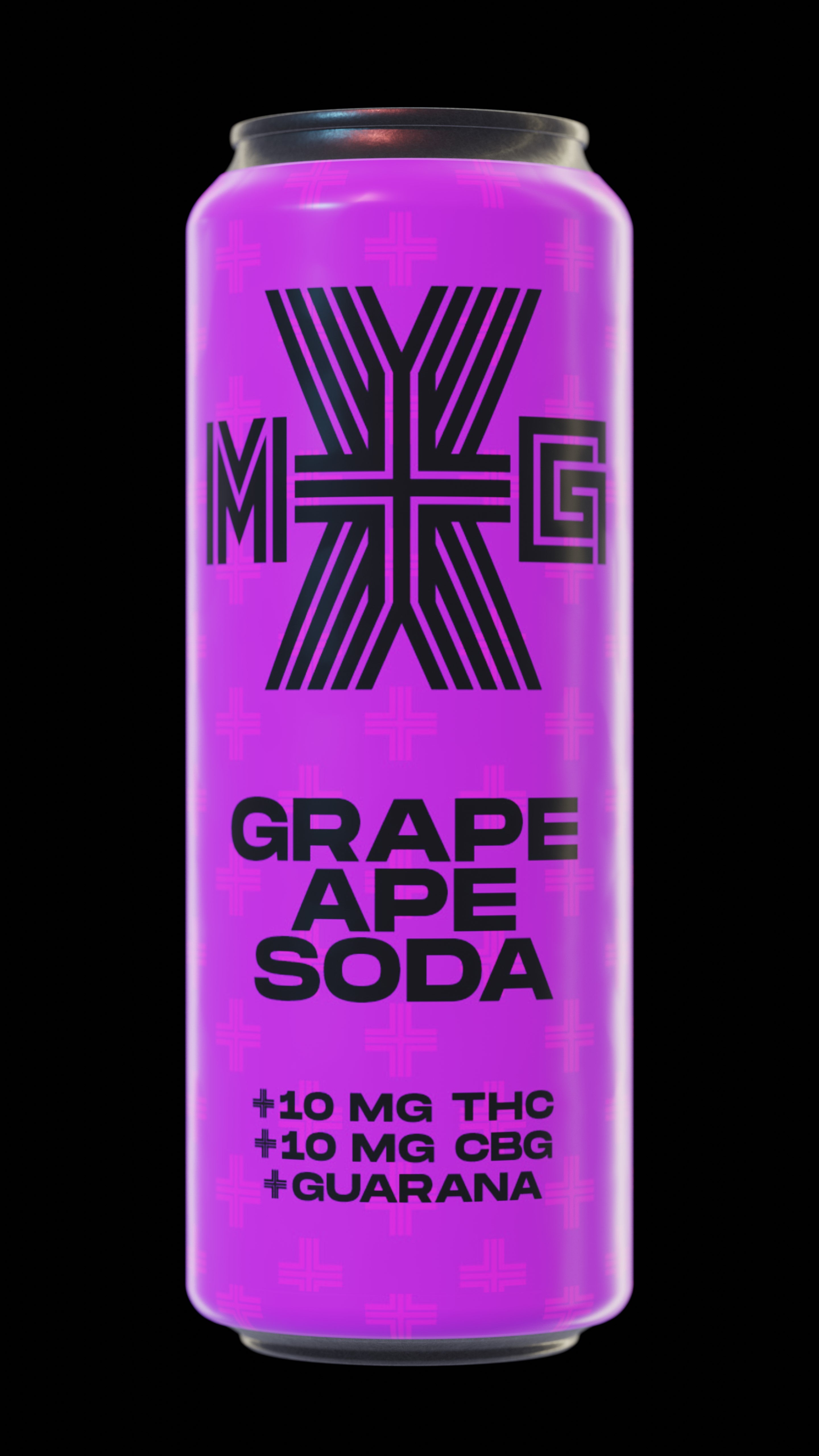 XMG+ GRAPE APE SODA (H) BEV - 10MGTHC:10MG CBG X 355ML