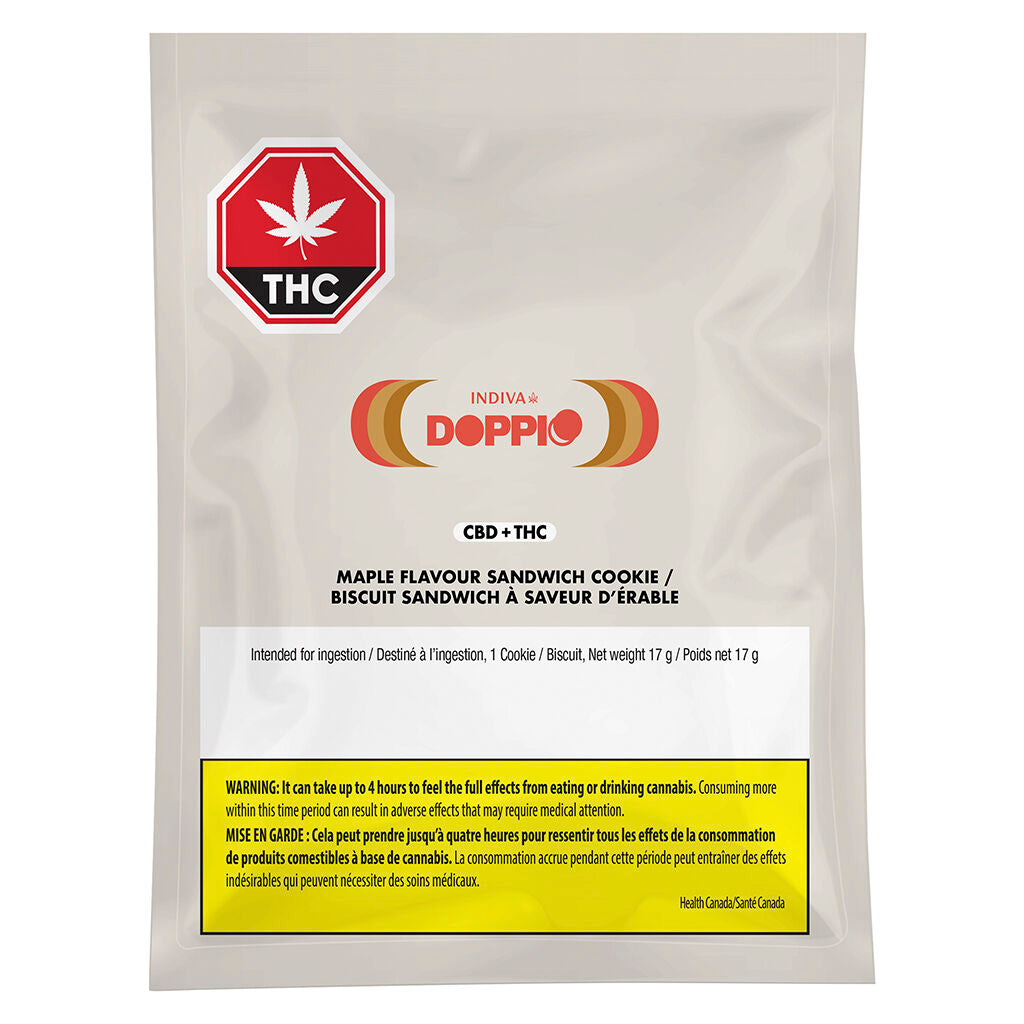 INDIVA DOUBLE STUFF MAPLE THC:CBD 1:5 (H) COOKIE - 1PK