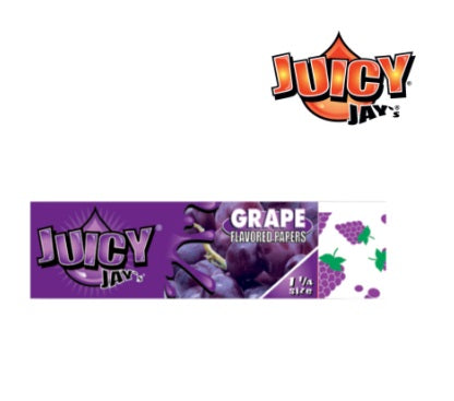 JUICY JAYS ROLLING PAPERS - 1 1/4 - GRAPE
