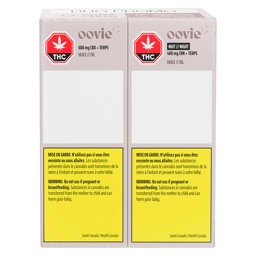 OOVIE CBDAY & CBNIGHT OIL SET (H) OIL - 30 ML X 2