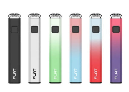 YOCAN FLAT 650MAH V-VOLTAGE 510 BATTERY - MIXED COLOURS