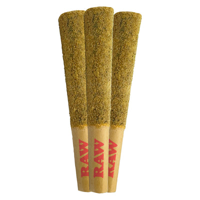 NUGZ JOINTS LEMON LINX (H) INF PRE-ROLL - 0.6G X 3