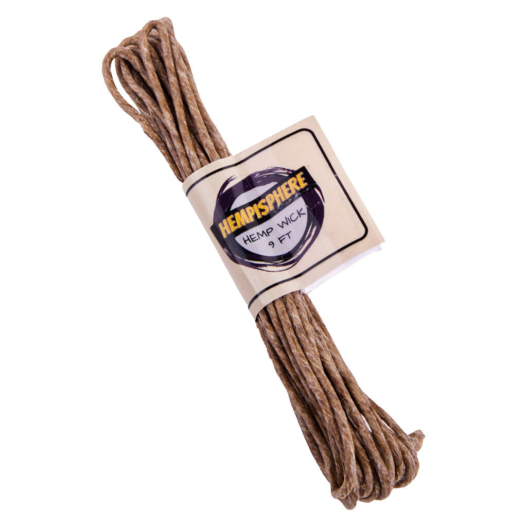 RAW HEMP WICK 10FT