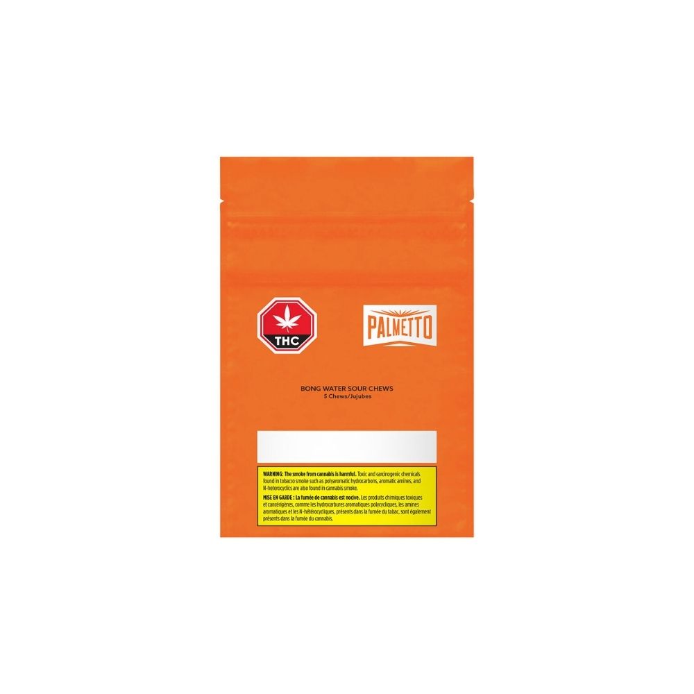 PALMETTO BONG WATER SOUR (H) CHEW - 2MGTHC X 5