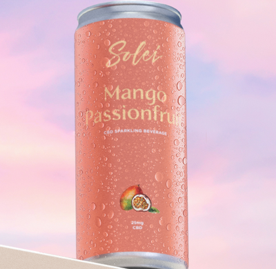 SOLEI MANGO PASSIONFRUIT (H) BEV - 25MG CBD X 355ML