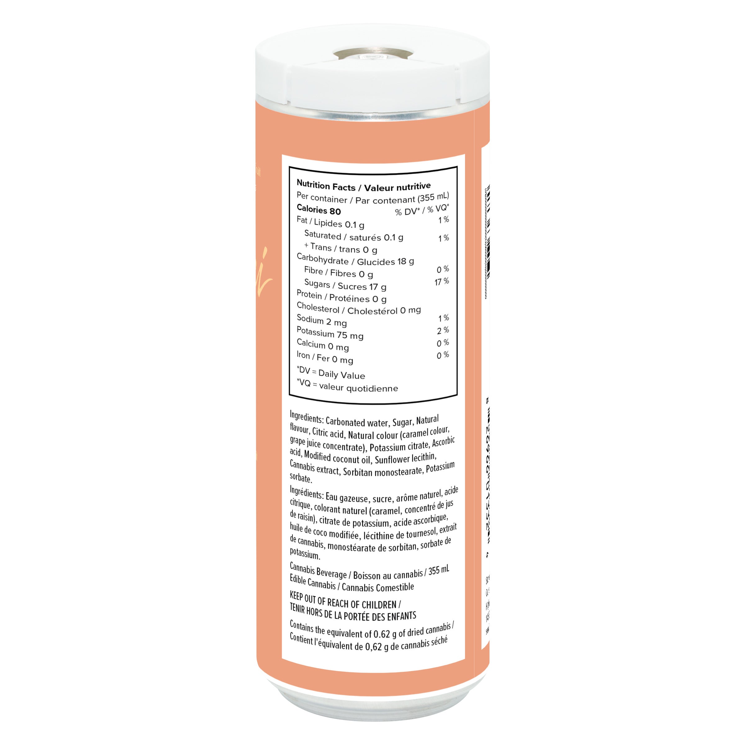 SOLEI MANGO PASSIONFRUIT (H) BEV - 25MG CBD X 355ML