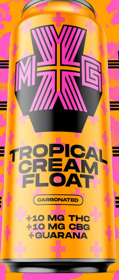 XMG+ TROPICAL CREAM (H) BEV - 10MG THC:10MG CBG - 355ML