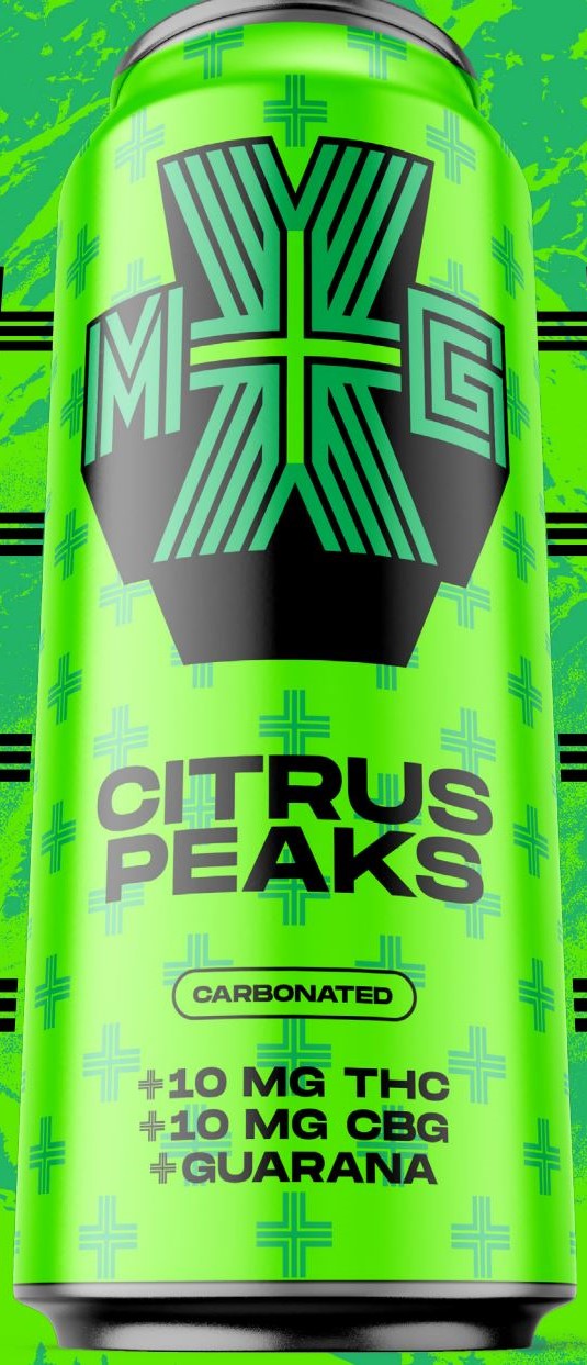 XMG+ CITRUS PEAKS (H) BEV - 10MG THC:10MG CBG - 355ML
