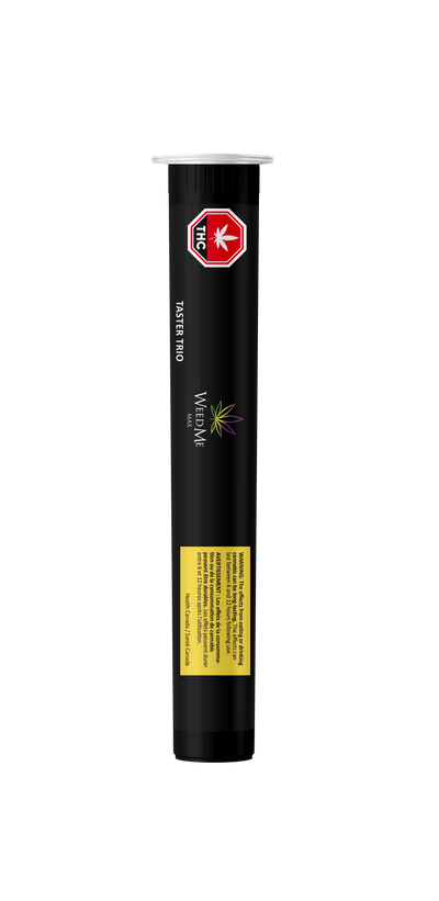 WEED ME MAX TASTER TRIO (H) INF PRE-ROLL - 0.5G X 3