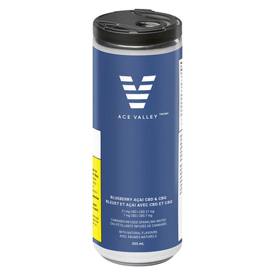 ACE VALLEY BLUEBERRY ACAI (H) BEV - 21MG CBD:7MG CBG X 355ML