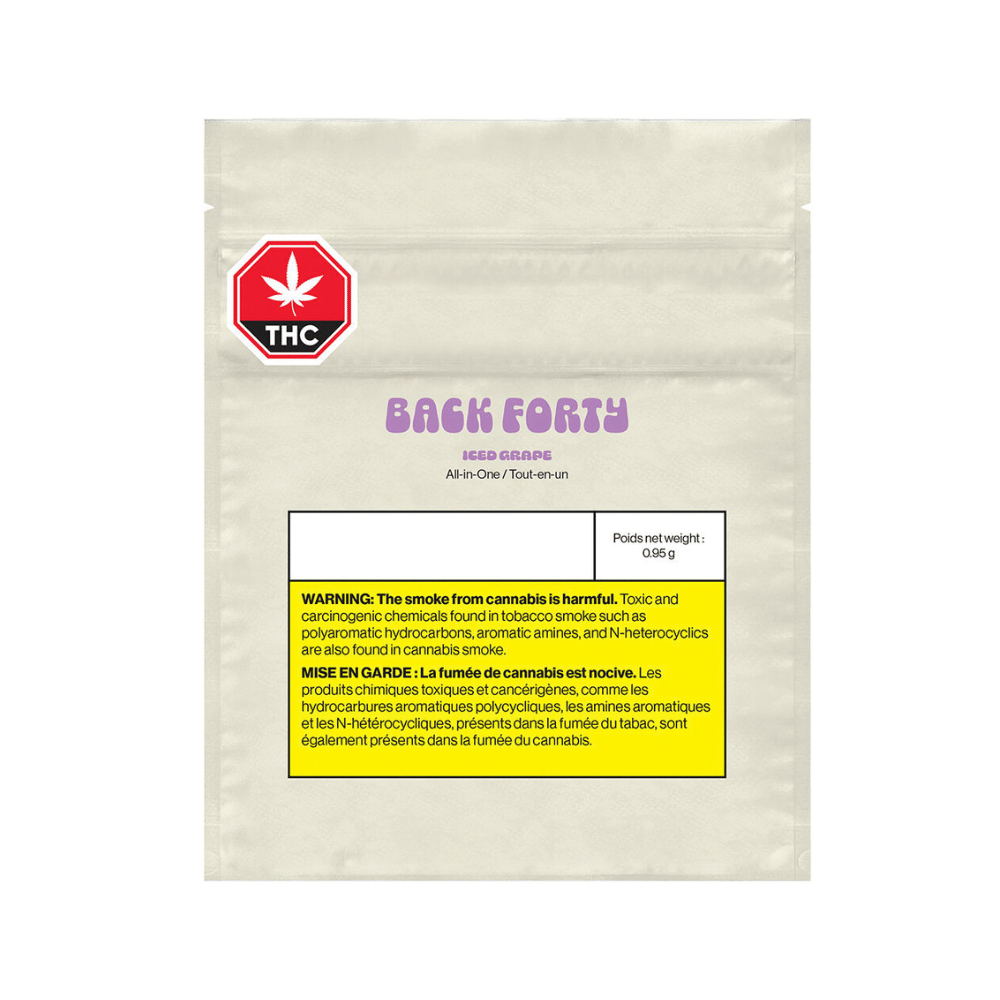 BACK FORTY ICED GRAPE (S) PEN - 0.95G