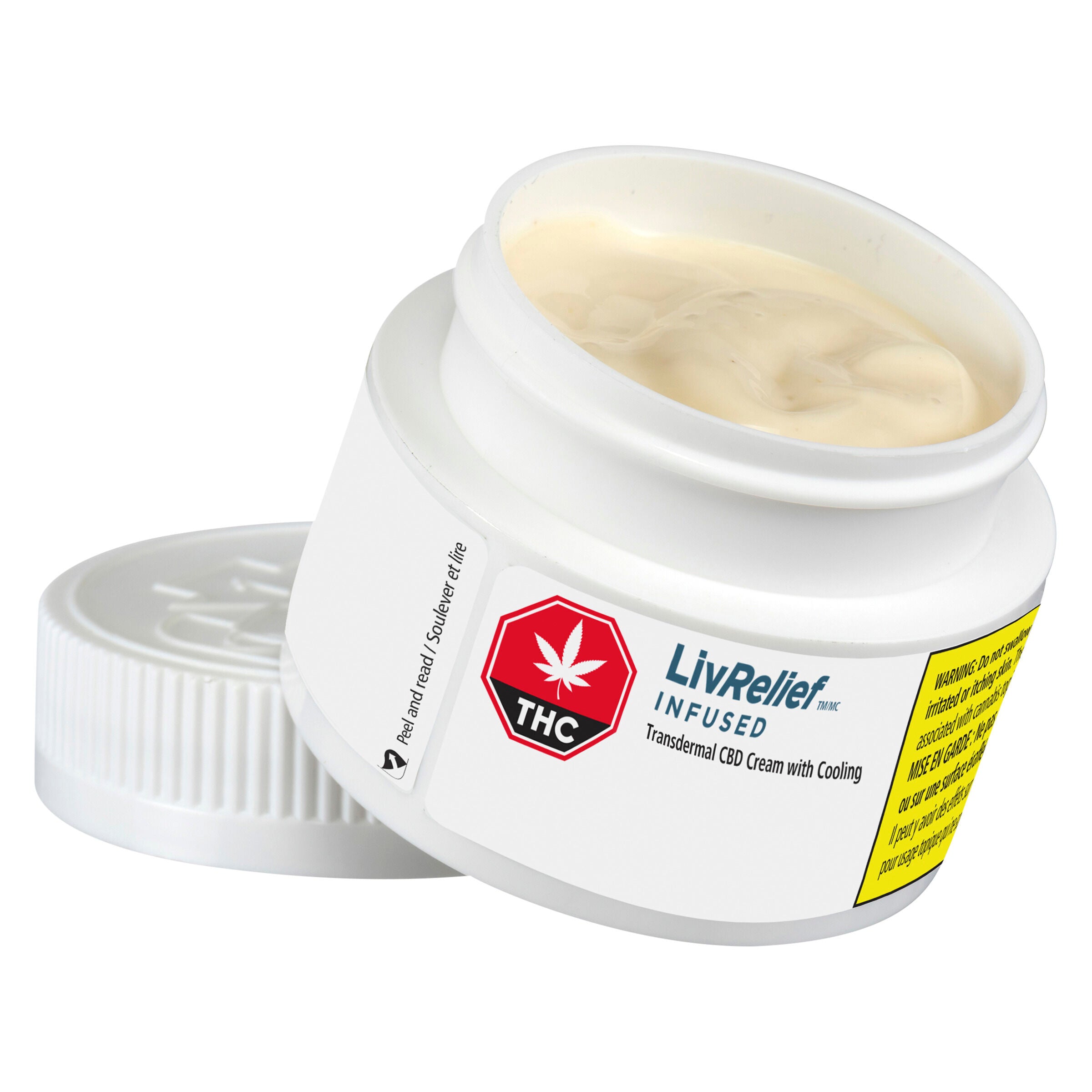 LIVRELIEF TRANSDERMAL CBD COOLING (H) CREAM 500MG CBD