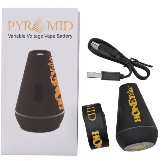 HONEYSTICK PYRAMID 510 VAPE BATTERY 500MAH MULTI TEMP