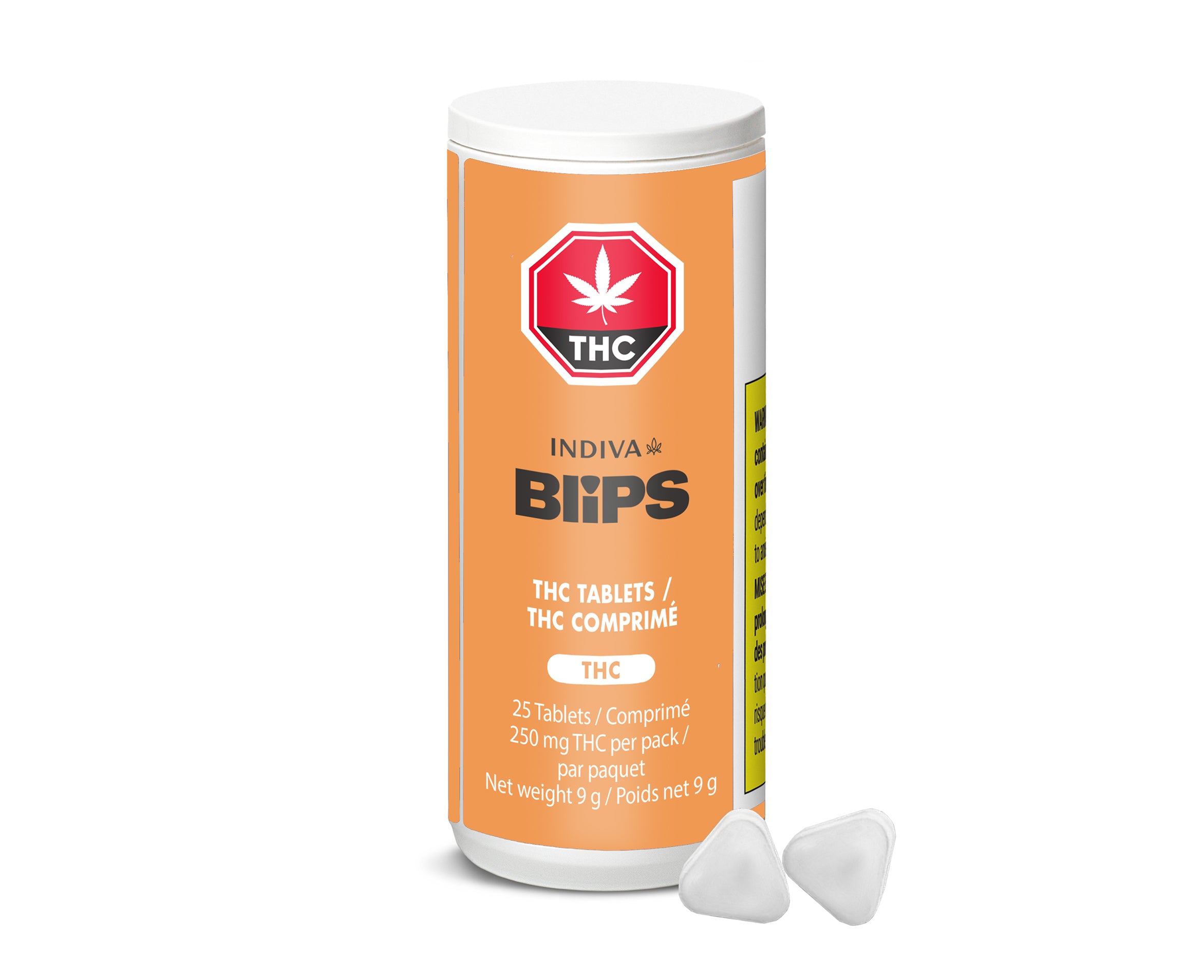 INDIVA BLIPS THC (H) TABLETS - 10MG THC X 25