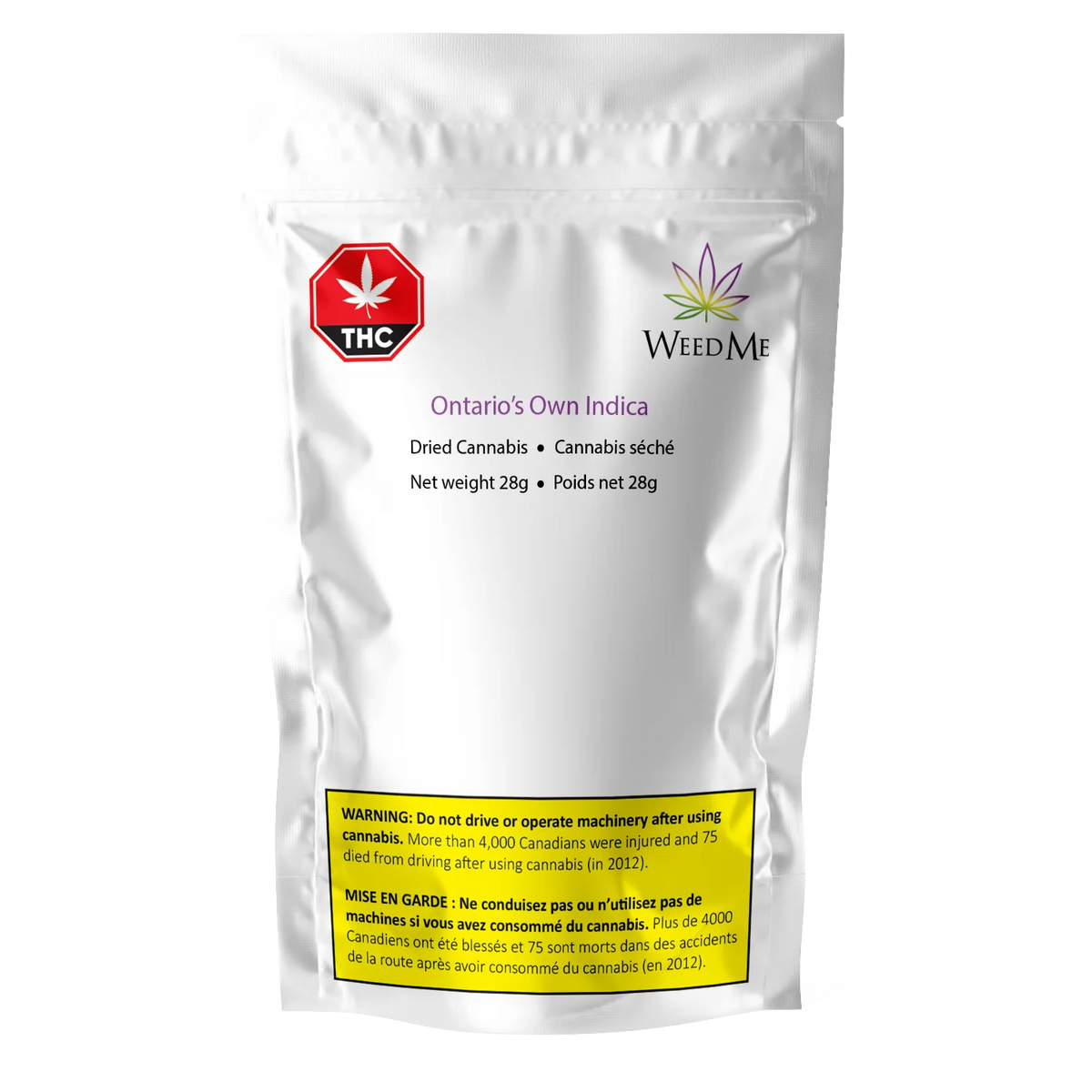 WEED ME ONTARIOS OWN INDICA (IND) DRIED - 28G