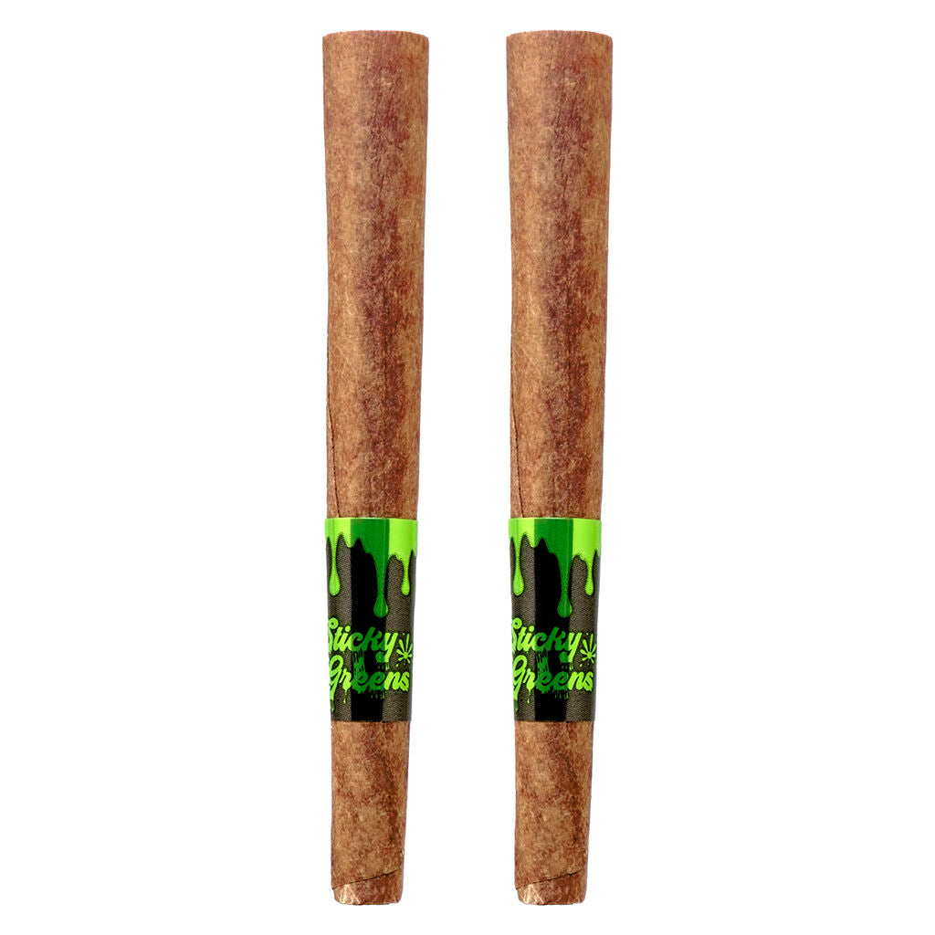 STICKY GREENS BLUNTZ BUSSIN BANANA (S) INF PRE-ROLL 0.5G X 2