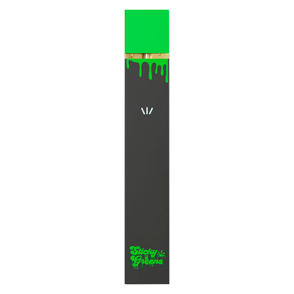 STICKY GREENS PUFFS PLUS BLUE SWIRL (H) PEN - 0.95G