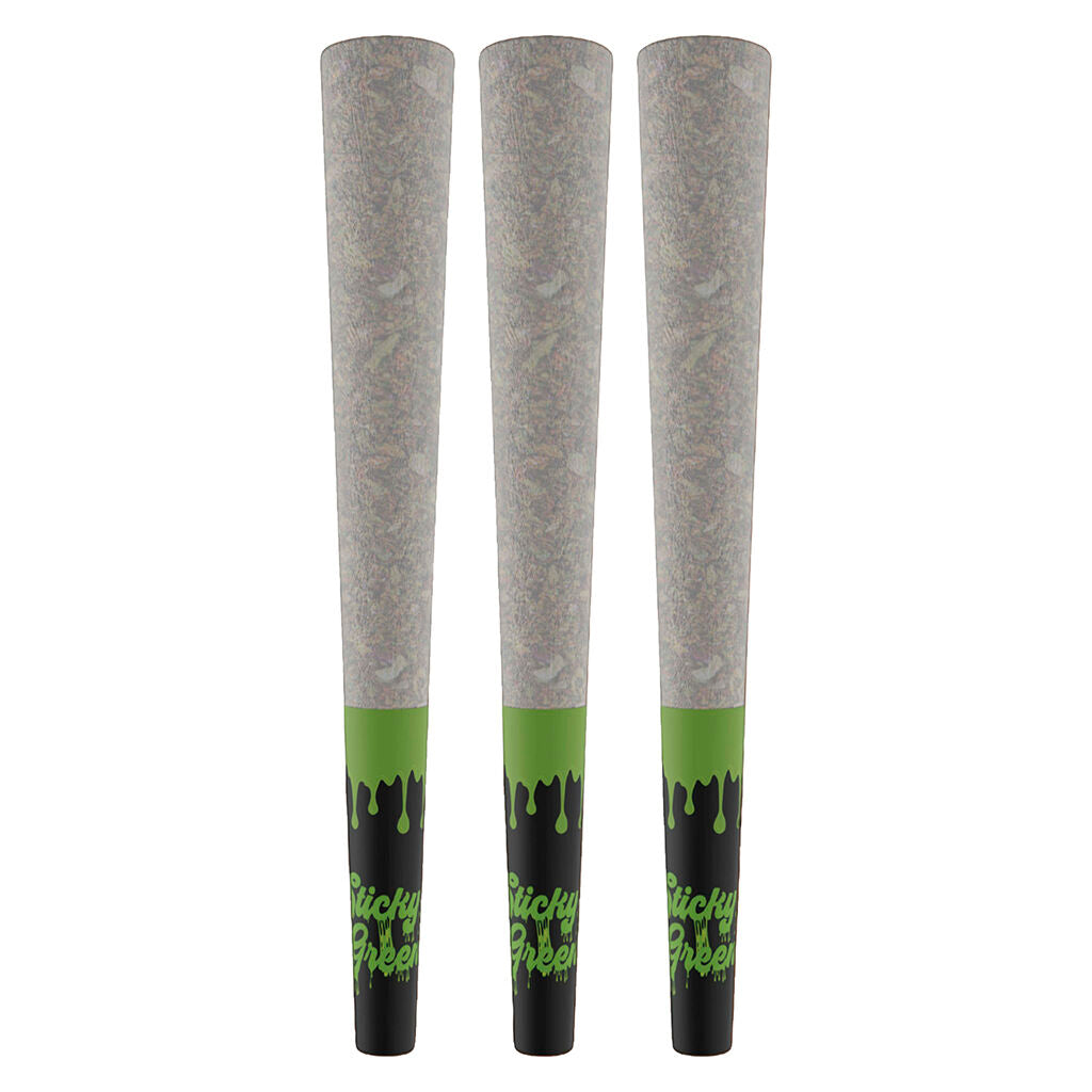 STICKY GREENS PINK SWIRL (H) INF PRE-ROLL - 0.5G X 3