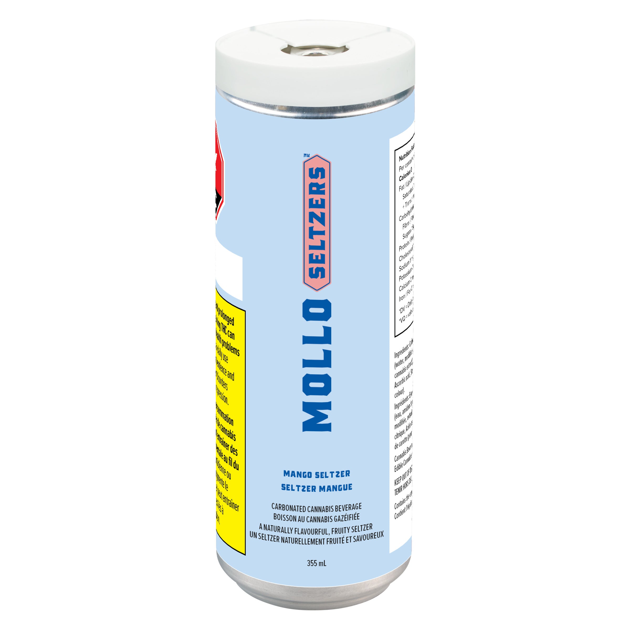 MOLLO SELTZER MANGO (H) BEV - 10:20MG THC:CBG X 355ML