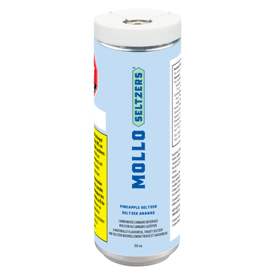 MOLLO SELTZER PINEAPPLE (H) BEV - 10:20MG THC:CBG X 355ML