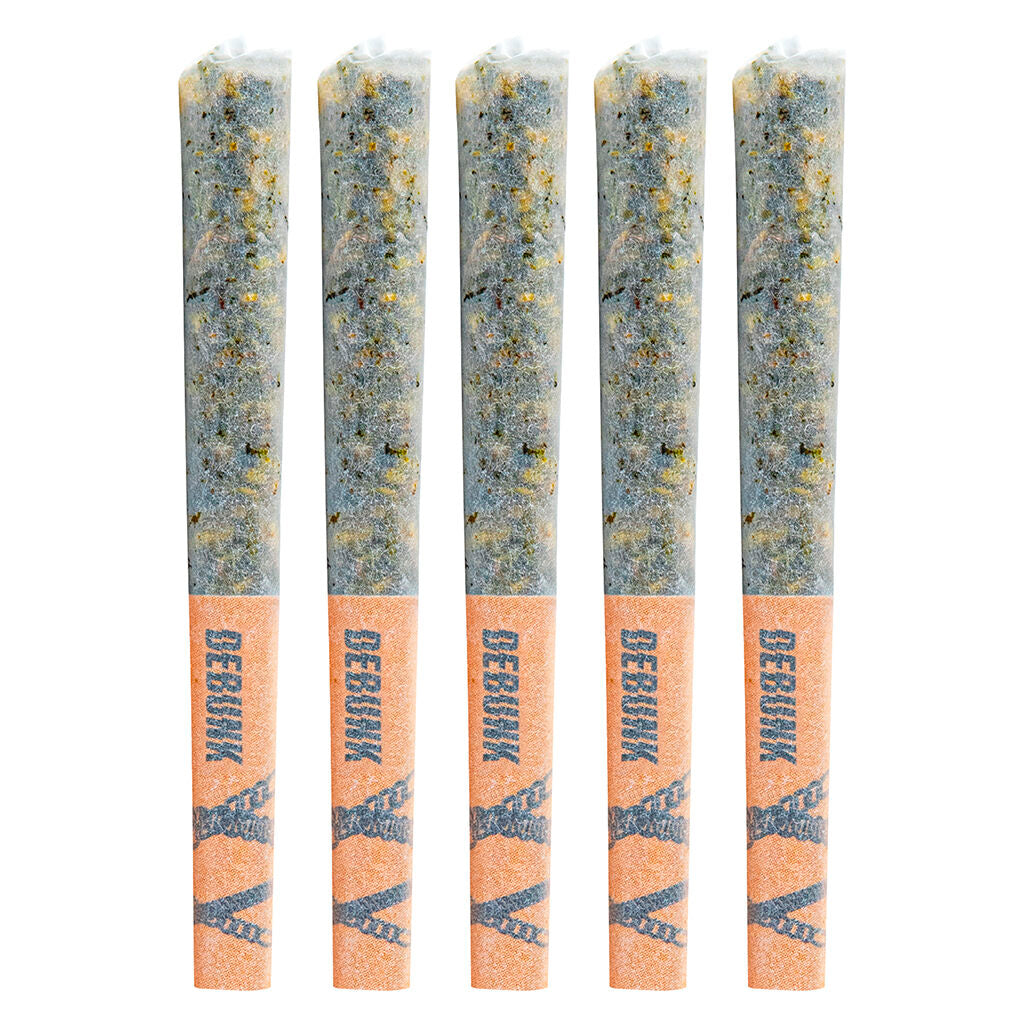 DEBUNK 24K GOLD CRUSHED DIAMOND (S) INF PRE-ROLL - 0.5G X 5