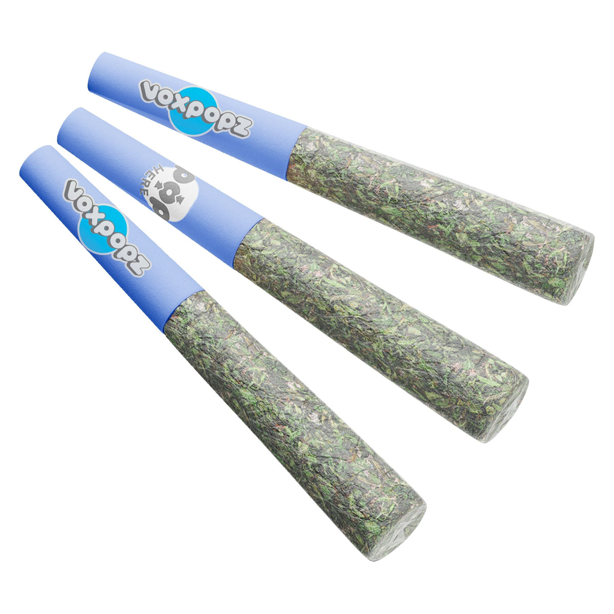 VOX POPZ BLUEBERRY KUSH LIQ DMND (S) INF PRE-ROLL - 0.5G X 3