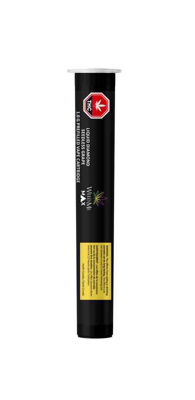 WEED ME MAX LIQUID DIAMOND SEEDLESS GRAPE (IND) 510 - 1G
