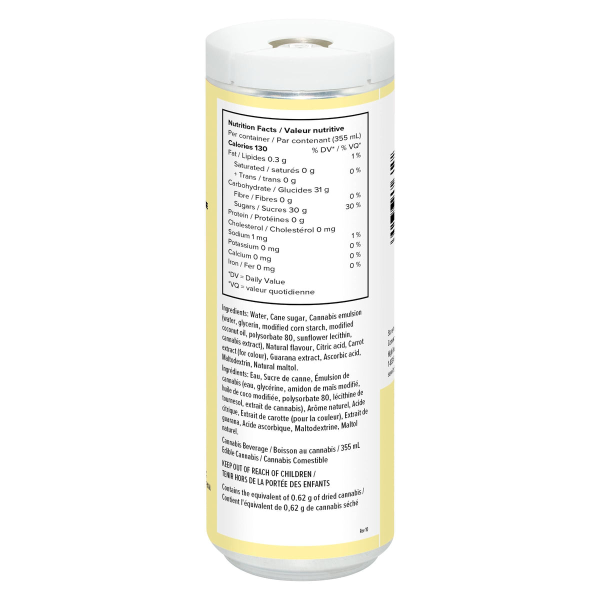 XMG+ BANANA BRAIN FREEZE (H) BEV - 10MG THC:CBG X 355ML