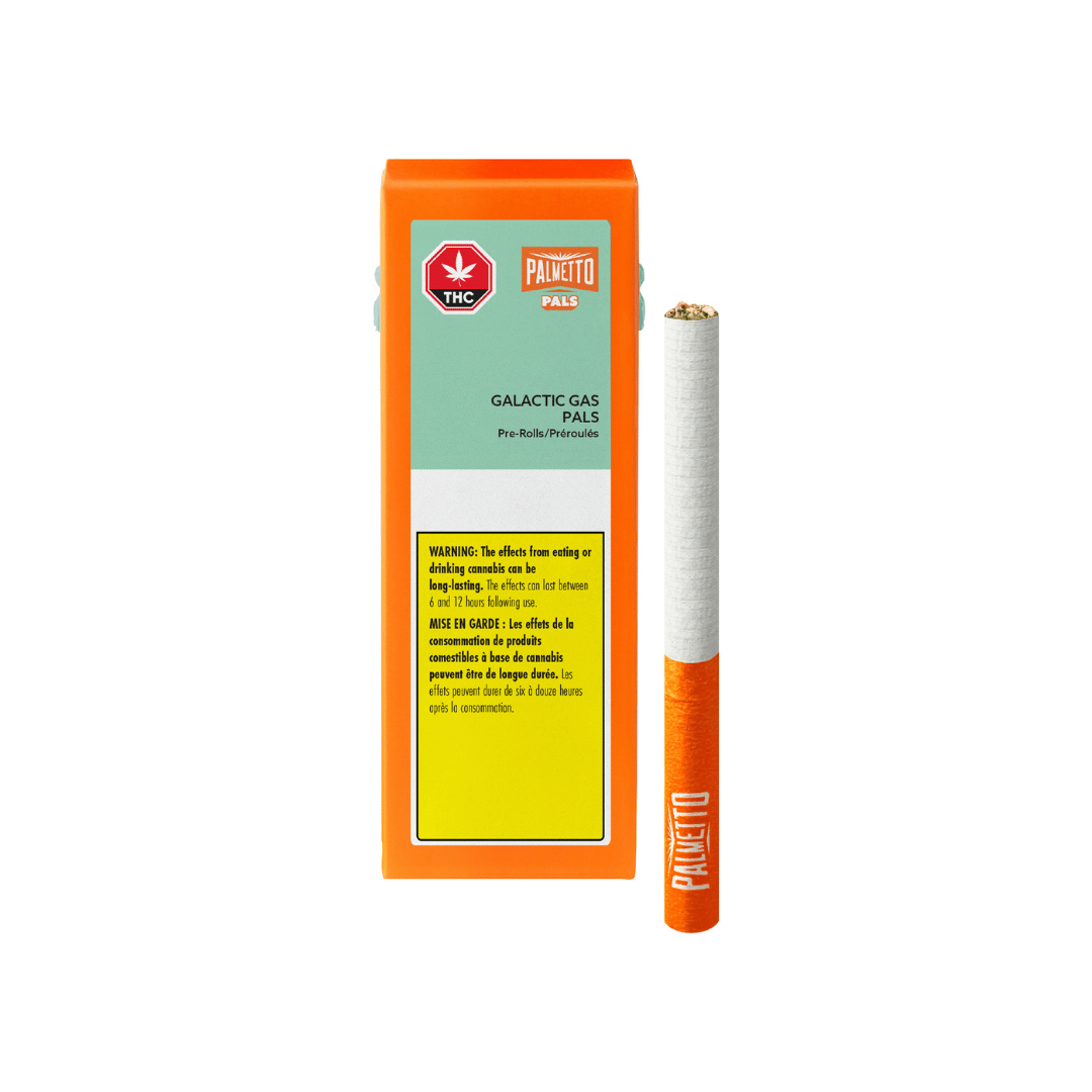 PALMETTO PALS GALACTIC GAS (H) PRE-ROLL - 0.4G X 10