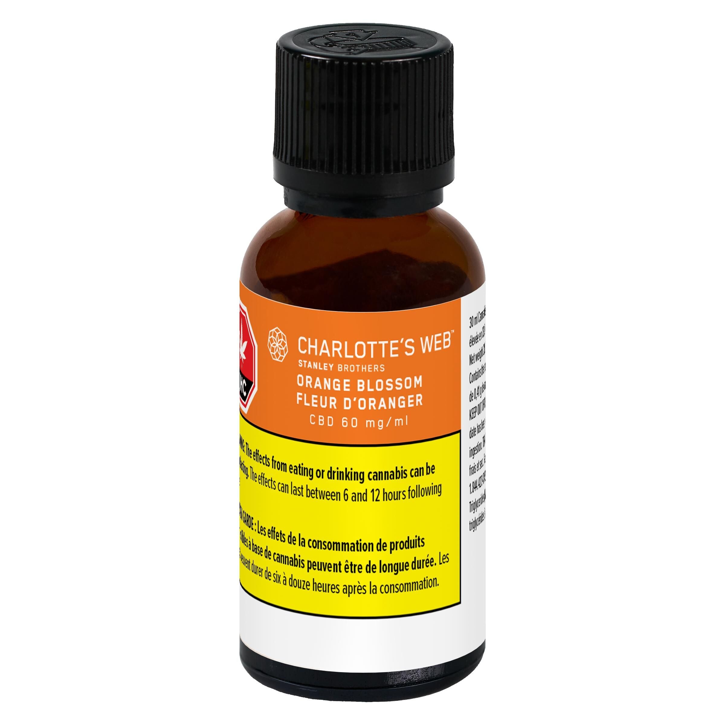 CHARLOTTES WEB ORANGE BLOSSOM (H) OIL - 60MG CBD X 30ML