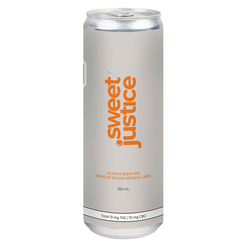 SWEET JUSTICE SUGAR FREE ROOTBEER (H) BEV 10MG THC:CBGX355ML