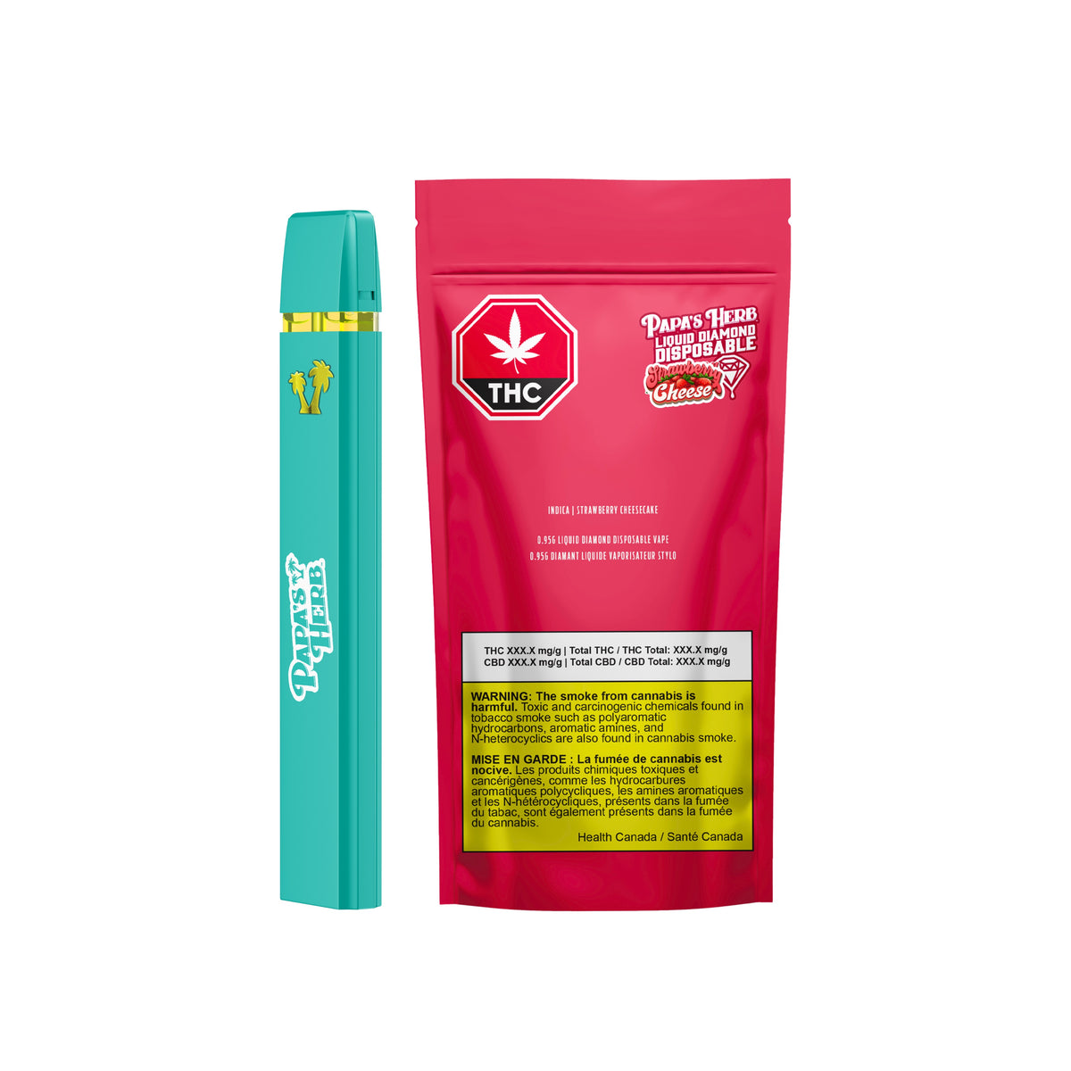 PAPAS HERB STRAWBERRY CHEESECAKE LIQ DIAMOND (IND) PEN 0.95G