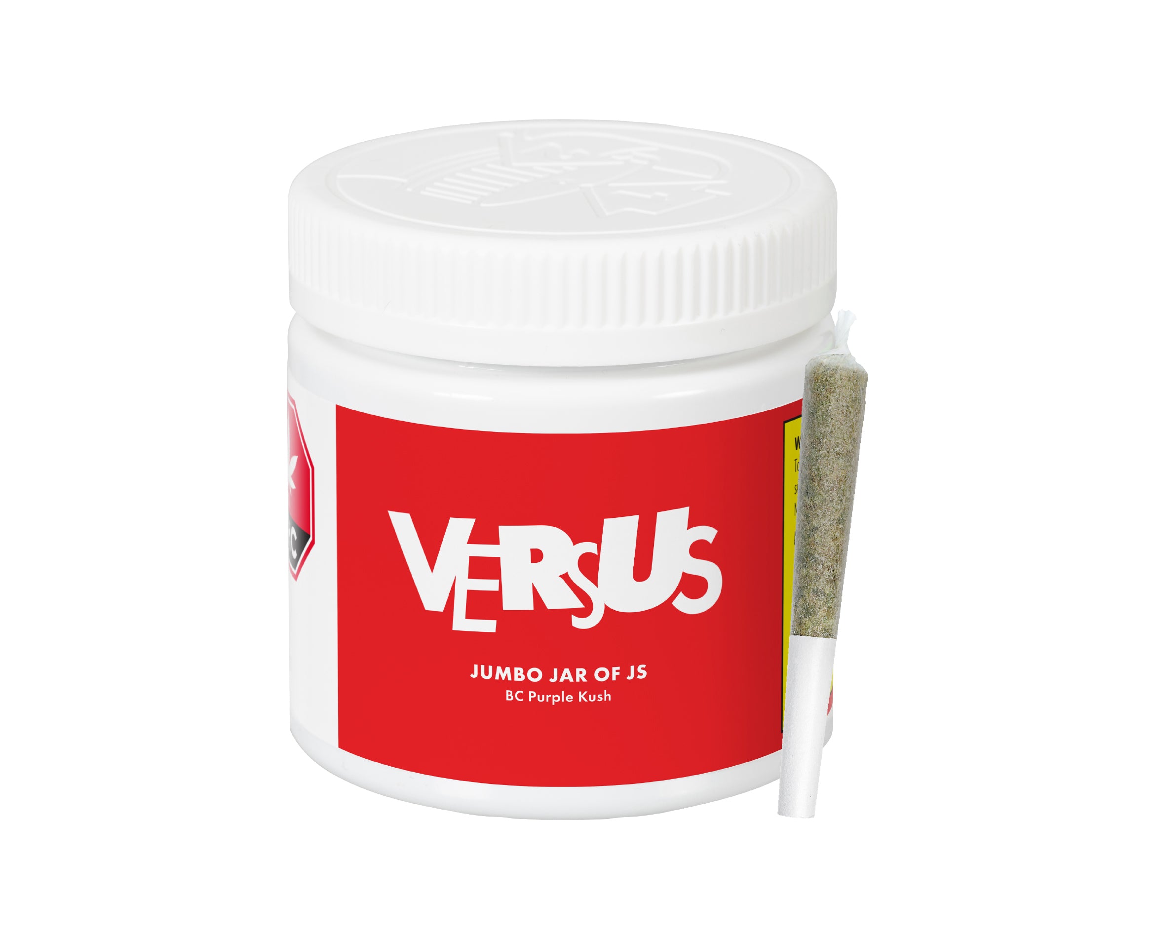 VERSUS JUMBO JAR OF JS BC PURP KUSH (IND) PRE-ROLL 0.35G X60