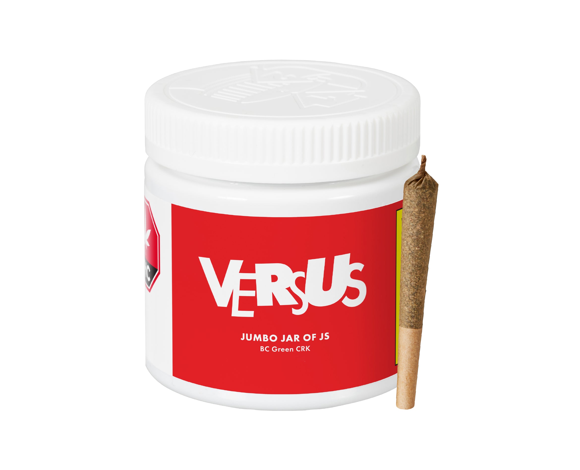 VERSUS JUMBO JAR OF JS BC GREEN CRK (S) PRE-ROLL - 0.35GX60