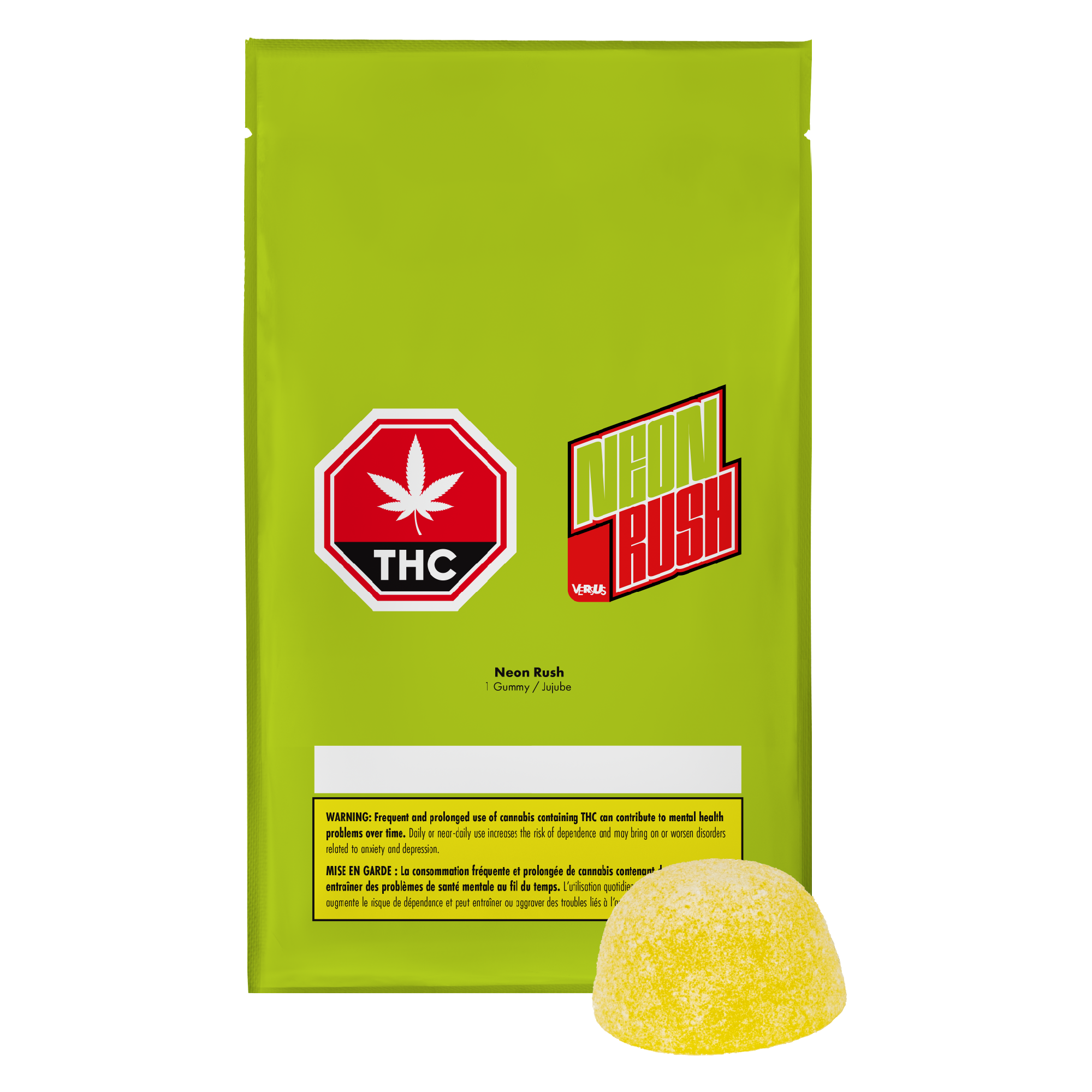 VERSUS NEON RUSH (H) CHEW - 10MG THC