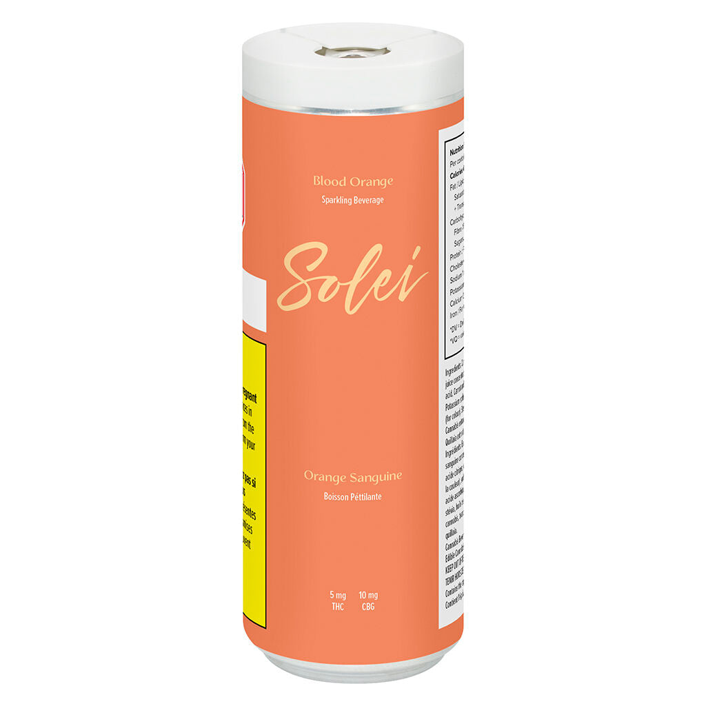 SOLEI BLOOD ORANGE SPARKLING (H) BEV - 5MG THC X 355ML