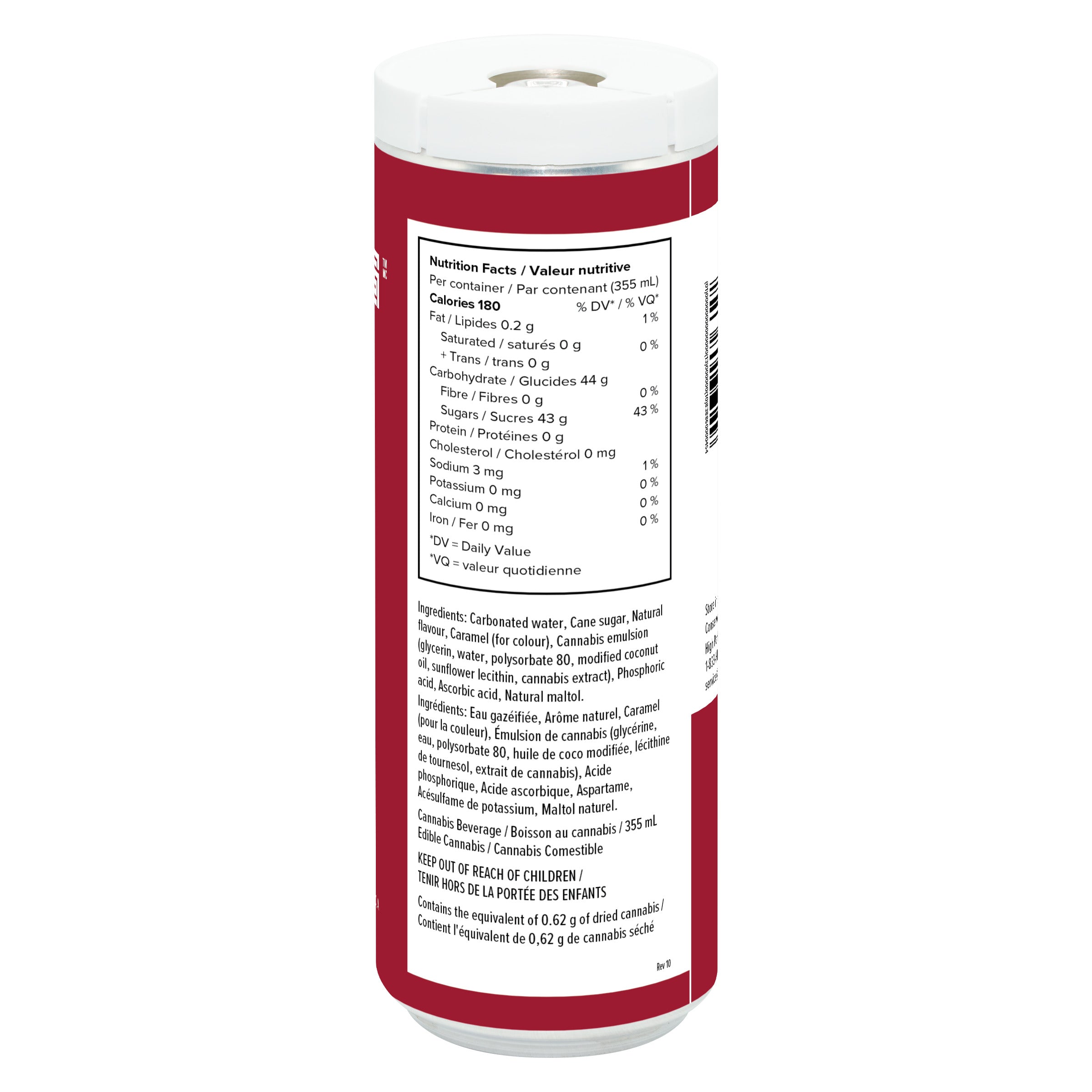 XMG CHERRY COLA (H) BEV - 10MG THC X 355ML