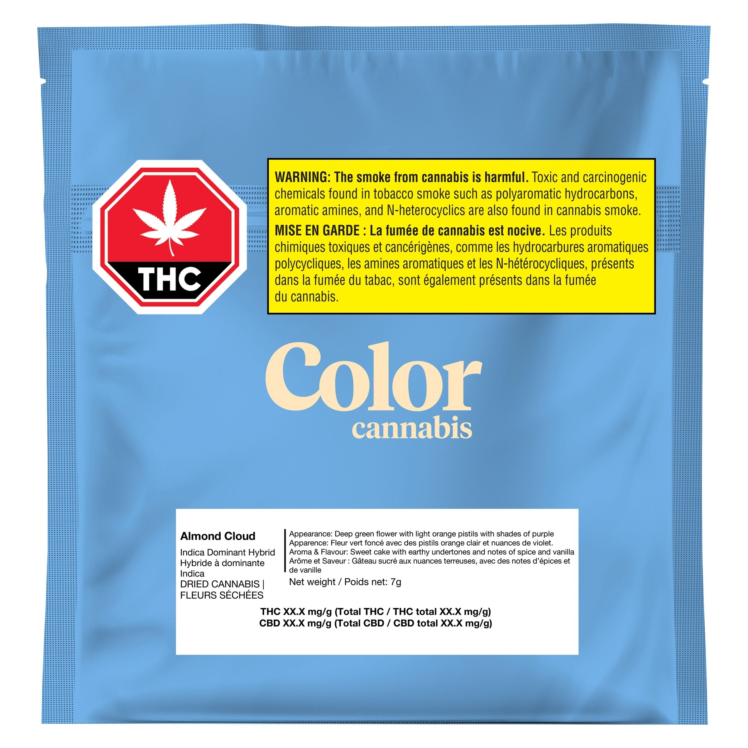 COLOR CANNABIS ALMOND CLOUD (IND) DRIED - 7G