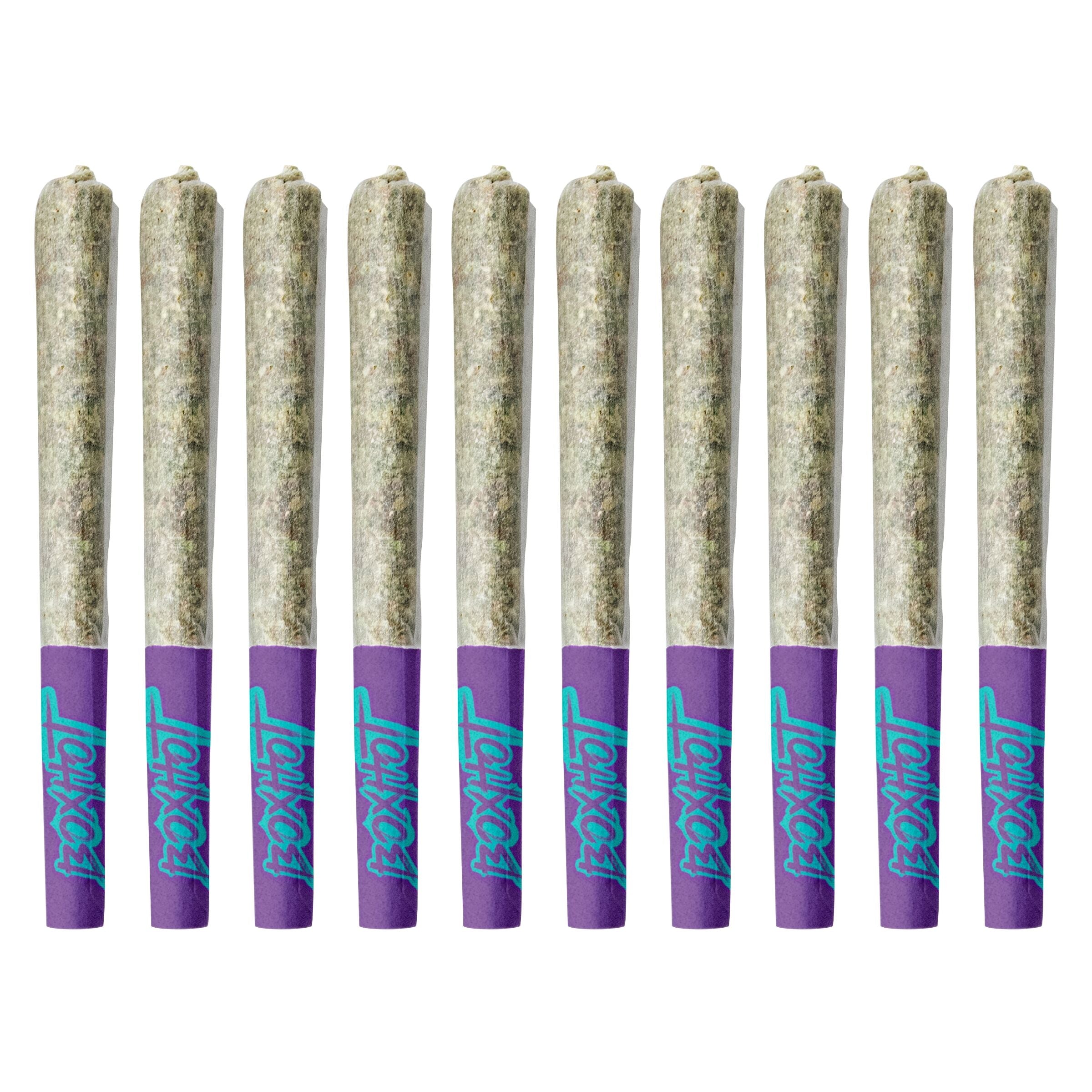 BOXHOT TERPEDOS VELVET GRAPE (IND) PRE-ROLL - 0.35G X 10