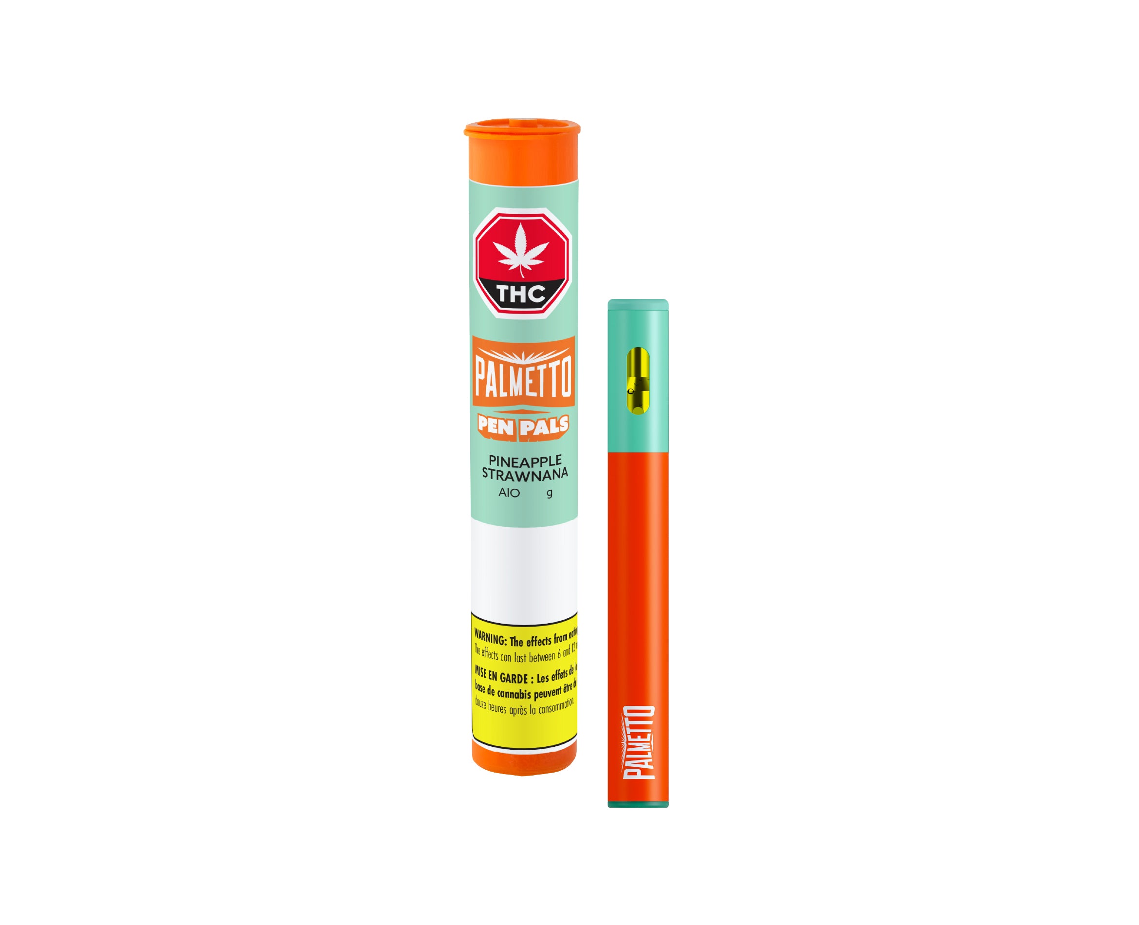 PALMETTO PEN PAL PINEAPPLE STRAWNANA (H) PEN - 0.4G