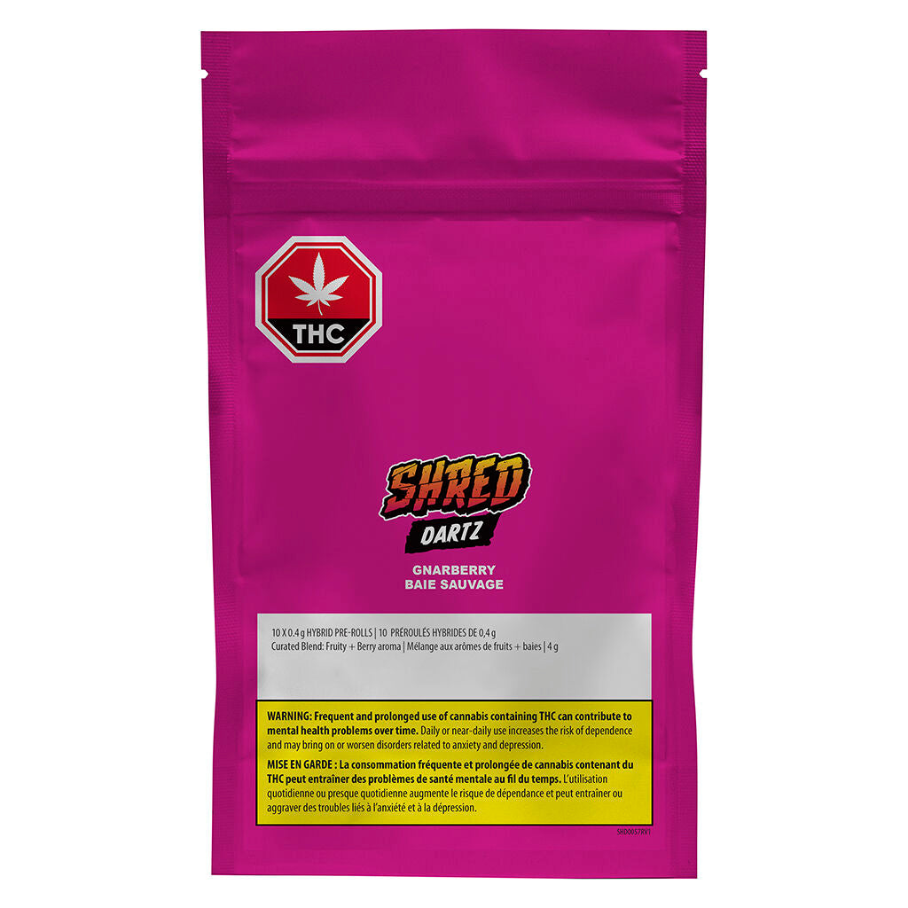 SHRED DARTZ ROCKET FUEL (IND) PRE-ROLL - 0.4G X 10