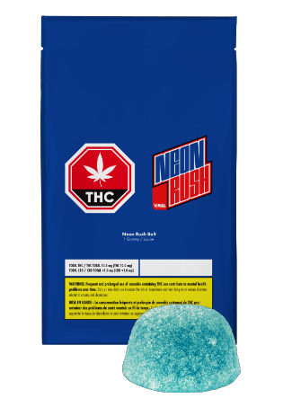 VERSUS NEON RUSH BOLT (H) CHEW - 10MG THC X 1