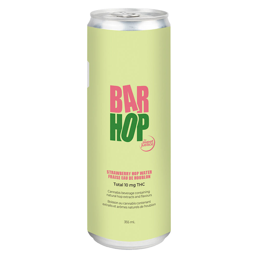 SWEET JUSTICE BARHOP STRAWBERRY HOPWATER (H) BEV - 355ML